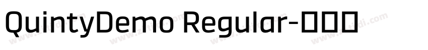 QuintyDemo Regular字体转换